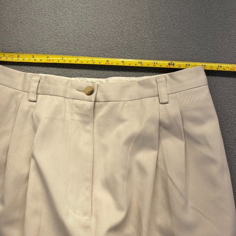 Lord & Taylor Ivory Relaxed Pants Women's‎ size 10 Pleated Front Career - Picture 5 of 10